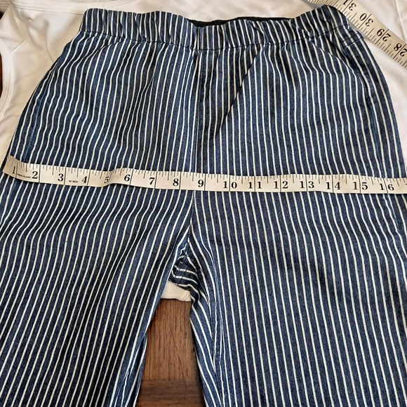 Hashttag in trend Flare Striped pants with an elastic waist Size small - Picture 14 of 16